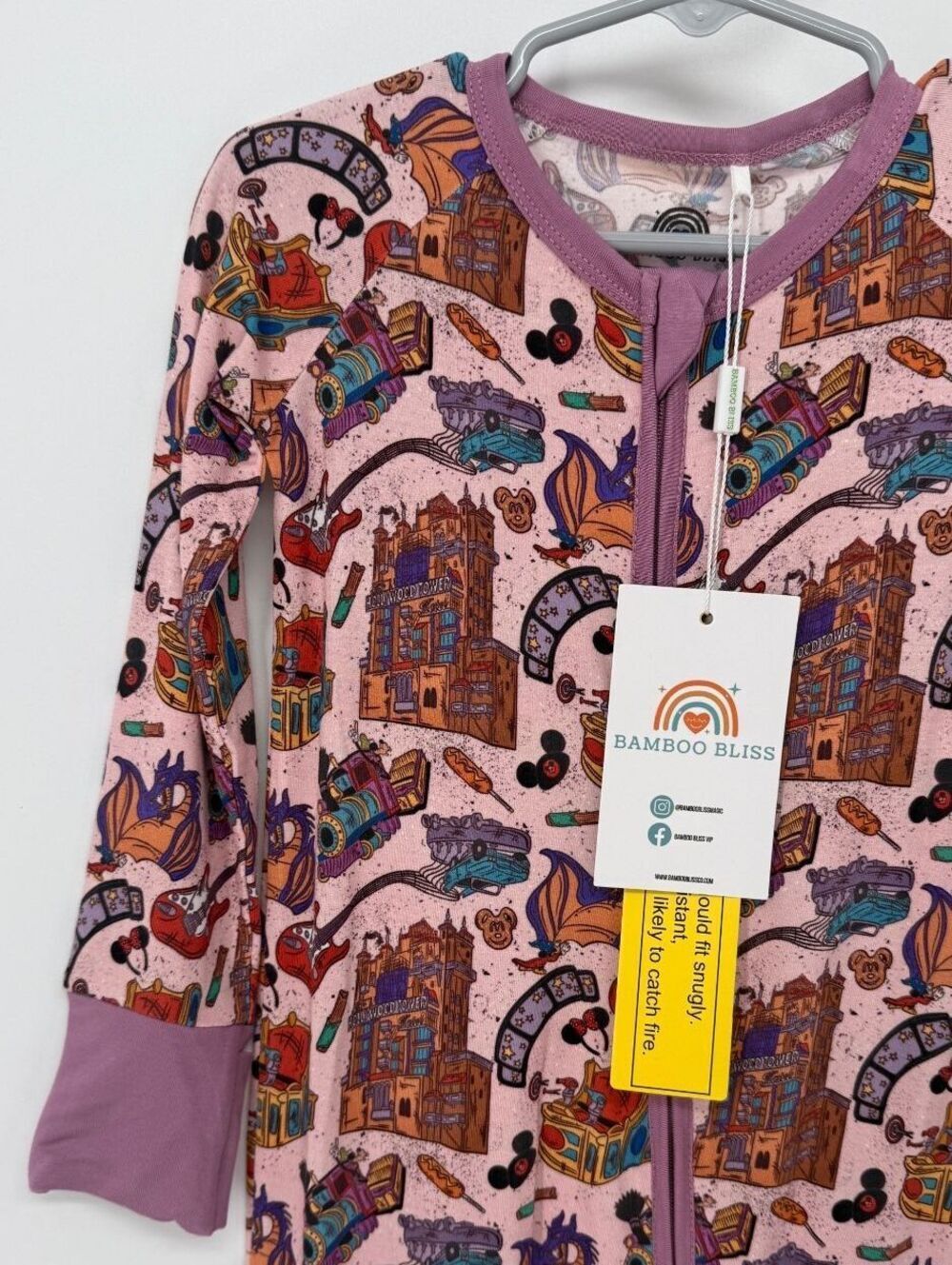 Sold Out Bamboo Bliss "Hollywood Studios" Bamboo Zippy | 18–24 Months | NWT